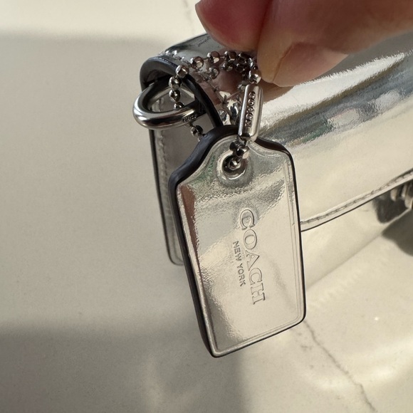 Coach Tabby Metallic Wristlet - Picture 5 of 13